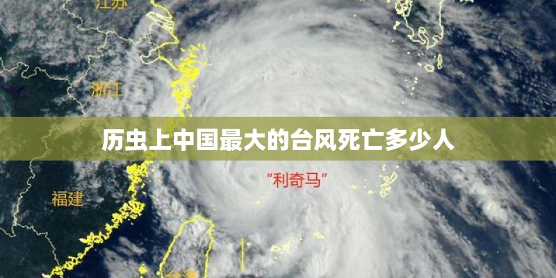 历虫上中国最大的台风死亡多少人